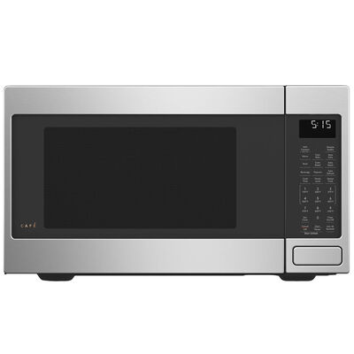Cafe 22 in. 1.5 cu. ft. Smart Countertop Microwave with Convection & Sensor Cooking - Stainless Steel | CCWK15C1WSS