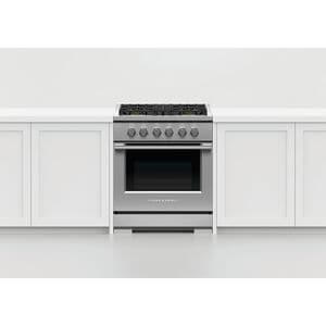 Fisher & Paykel Series 7 Professional 30 in. 4.6 cu. ft. Standard Convection Gas Range with 4 Sealed Burners - Stainless Steel, , hires