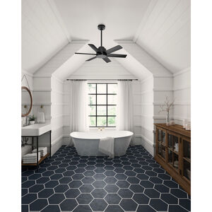 Hunter Kennicott 44 in. Indoor/Outdoor Ceiling Fan with Wall Control - Matte Black, Matte Black, hires