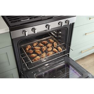 Whirlpool 30 in. 5 cu. ft. Air Fry Standard Convection Gas Range with 5 Sealed Burners - Stainless Steel, , hires