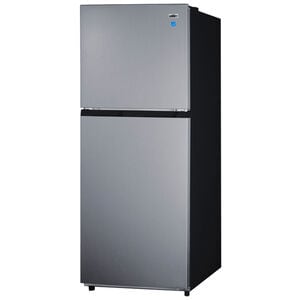 Summit 24 in. 10.1 cu. ft. Top Freezer Refrigerator - Stainless Steel Look, , hires