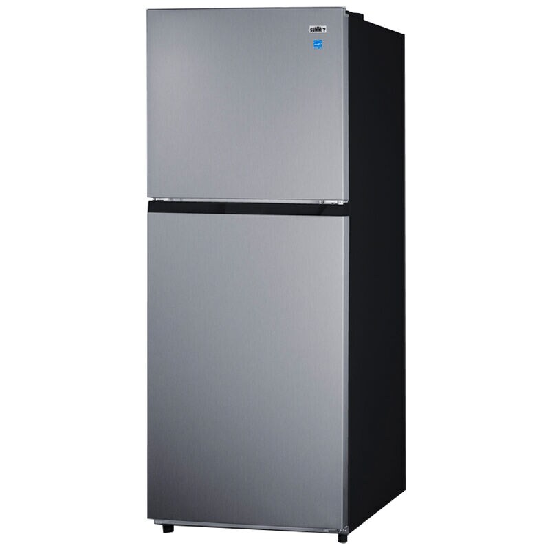 Summit 24 in. 10.1 cu. ft. Top Freezer Refrigerator - Stainless Steel Look, , hires