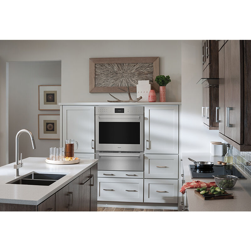 Wolf Transitional 36 in. 5-Burner Electric Cooktop with Simmer Burner - Stainless Steel, , hires