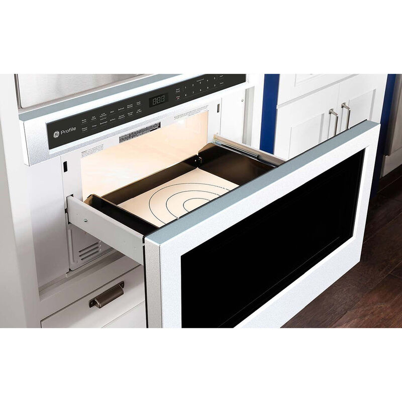 GE Profile 24 in. 1.2 cu. ft. Drawer Microwave with Sensor Cooking - Stainless Steel, , hires