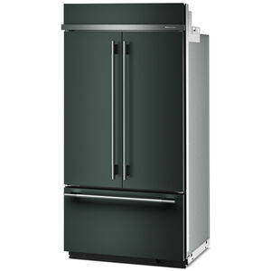 KitchenAid 42 in. 24.2 cu. ft. Built-In Counter Depth French Door Refrigerator with Ice Maker - Juniper, Juniper, hires