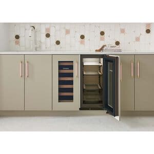 Sub-Zero Designer Series 15 in. Built-In 3.1 cu. ft. Smart Compact Beverage Center with Adjustable Shelves & Digital Control - Custom Panel Ready, , hires