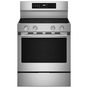 KitchenAid 30 in. 5.3 cu. ft. Smart Air-Fry True European Convection Electric Range with Radiant Burners - Fingerprint Resistant Stainless Steel, , hires