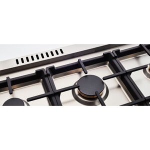 Bertazzoni Professional Series 24 in. 2.5 cu. ft. True European Convection Gas Range with 4 Sealed Burners - Stainless Steel, , hires