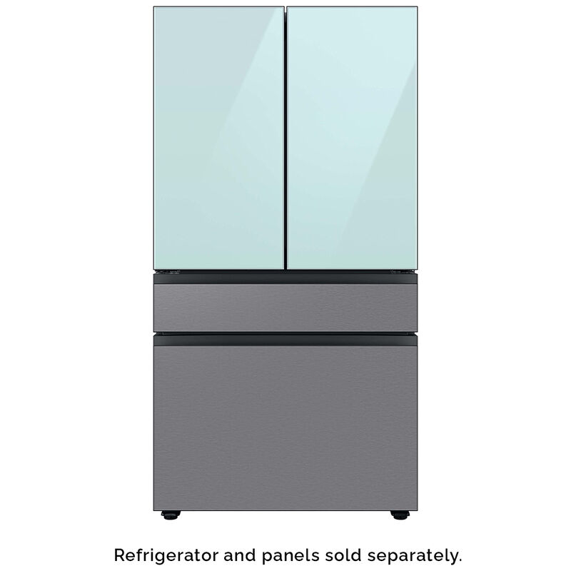 Samsung Bespoke 4-Door French Door Bottom Panel for Refrigerators - Stainless Steel, , hires