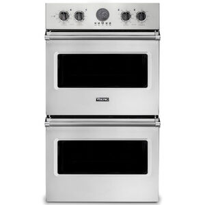 Viking 5 Series 30" 9.4 Cu. Ft. Electric Double Wall Oven with True European Convection & Self Clean - Stainless Steel, , hires