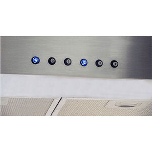 XO 48 in. Chimney Style Range Hood with 3 Speed Settings, 600 CFM & 2 LED Lights - Stainless Steel, , hires