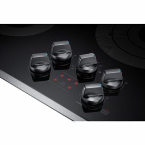 Samsung 36 in. 5-Burner Smart Electric Cooktop with Simmer Burner & Power Burner - Stainless Steel, Stainless Steel, hires