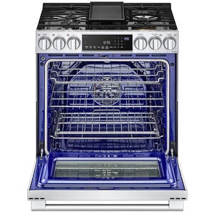 LG InstaView 30 in. 6.3 cu. ft. Smart Air Fry True European Convection Slide-In Gas Range with 5 Sealed Burners & Griddle - Stainless Steel, , hires