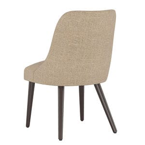 Skyline Furniture Modern Mid Century Dining Chair in Linen Fabric - Sandstone, , hires