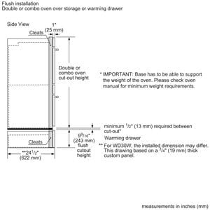 Thermador Professional Series 30 in. 6.1 cu. ft. Smart Electric Microwave/Wall Oven Combo with True European Convection - Stainless Steel, , hires