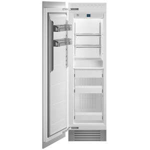 Bertazzoni 24 in. 12.6 cu. ft. Built-In Upright Freezer with Ice Maker, Adjustable Shelves & Digital Control - Custom Panel Ready, , hires