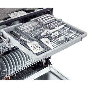 LG 24 in. Front Control Dishwasher with 48 dBa Sound Level, 3rd-Rack, Dynamic Dry & Pocket - PrintProof Stainless Steel, PrintProof Stainless Steel, hires