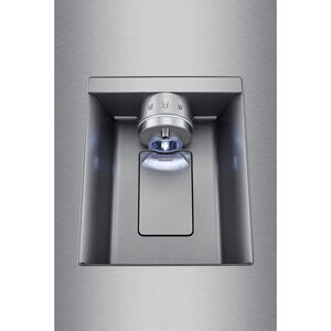 LG 36 in. 25.5 cu. ft. Smart Counter Depth French Door Refrigerator with External Ice & Water Dispenser, 4 types of Ice and Pocket Doors - PrintProof Stainless Steel, PrintProof Stainless Steel, hires