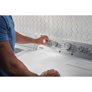 Maytag 29 in. 7.0 cu. ft. Front Load Gas Dryer with 10 Dryer Programs, 4 Dry Options & Wrinkle Care - White, White, hires