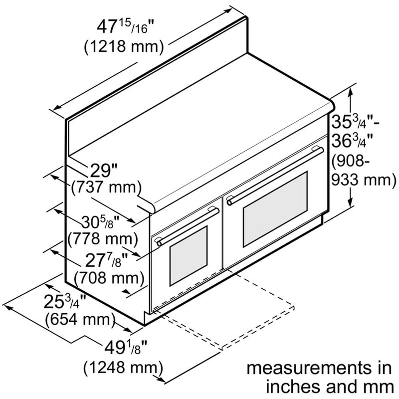Thermador Pro Grand Professional Series 48 in. 6.5 cu. ft. Smart True European Convection Steam Double Oven Dual Fuel Range with 6 Sealed Burners & Griddle - Stainless Steel, , hires