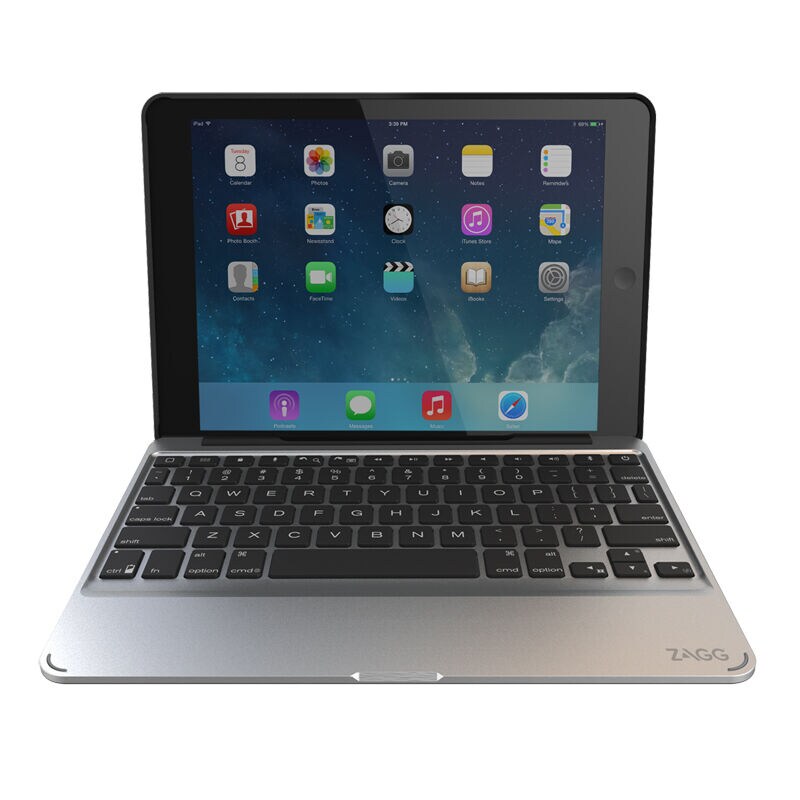 ZAGG Slim Book Case with Keyboard For iPad Air 2 - Black, , hires