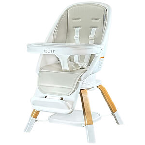 Trubliss 2-in-1 Turn-a-tot High Chair With 360 Swivel - Gray Taupe, Gray Taupe, hires