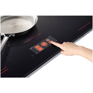LG SIGNATURE 36 in. 5-Burner Smart Induction Cooktop with Simmer Burner & Power Burner - Black, , hires