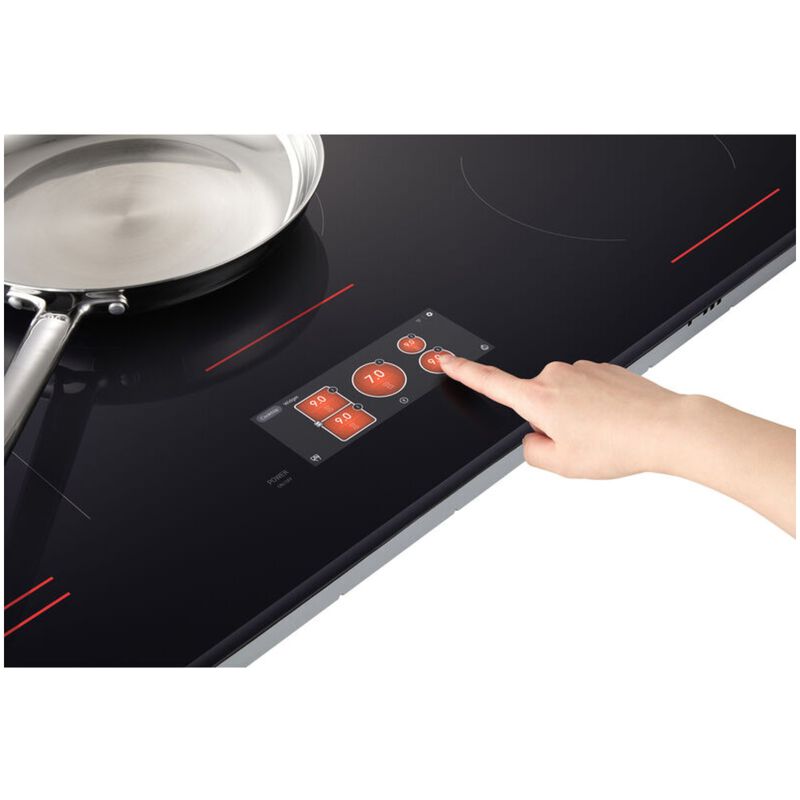 LG SIGNATURE 36 in. 5-Burner Smart Induction Cooktop with Simmer Burner & Power Burner - Black, , hires