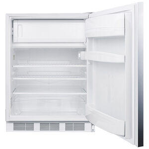 Summit AccuCold 24 in. 5.1 cu. ft. Undercounter Refrigerator - Stainless Steel, , hires