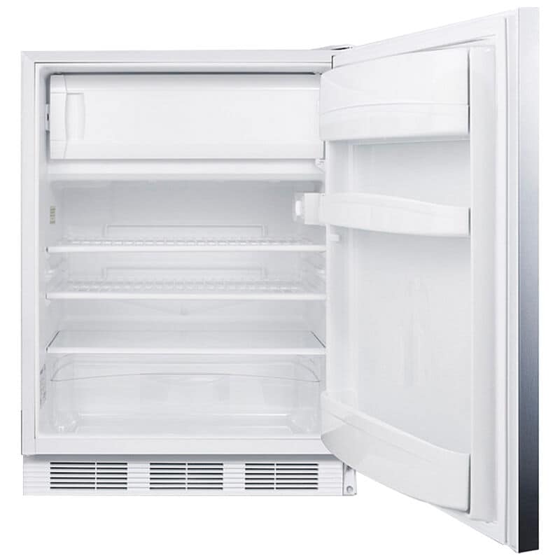 Summit AccuCold 24 in. 5.1 cu. ft. Undercounter Refrigerator - Stainless Steel, , hires