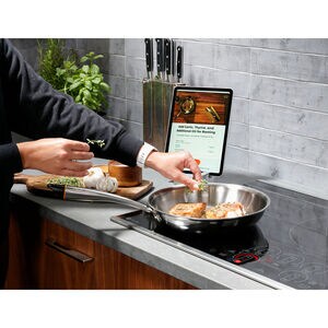 GE Profile 36 in. 5-Burner Smart Induction Cooktop with Simmer Burner & Power Burner - Black, , hires