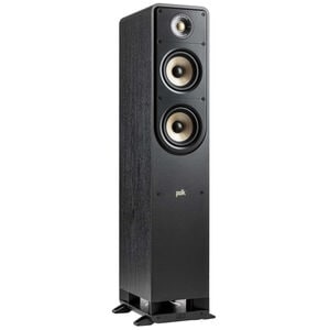 Polk Signature Elite ES50 High-Quality Compact Floor-Standing Tower Speaker - Black, Black, hires