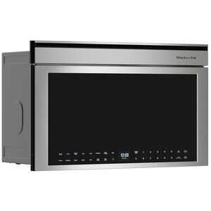 KitchenAid 30 in. 1.1 cu. ft. 950W Smart Built-In Microwave with Convection & Sensor Cooking - Stainless Steel with PrintShield Finish, , hires