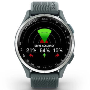 Garmin Approach S44 GPS Golf Watch, Silver with Twilight Band, , hires