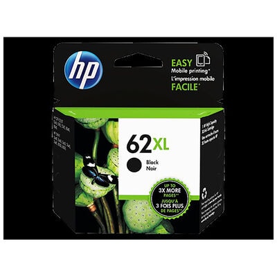 HP 62XL Series Black Original Printer Ink Cartridge | C2P05AN-140