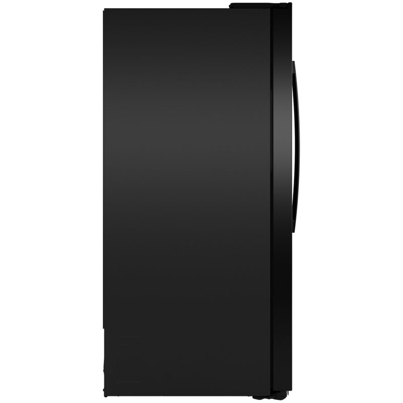 GE 36 in. 27.9 cu. ft. Side-by-Side Refrigerator with Ice & Water Dispenser - Black, , hires