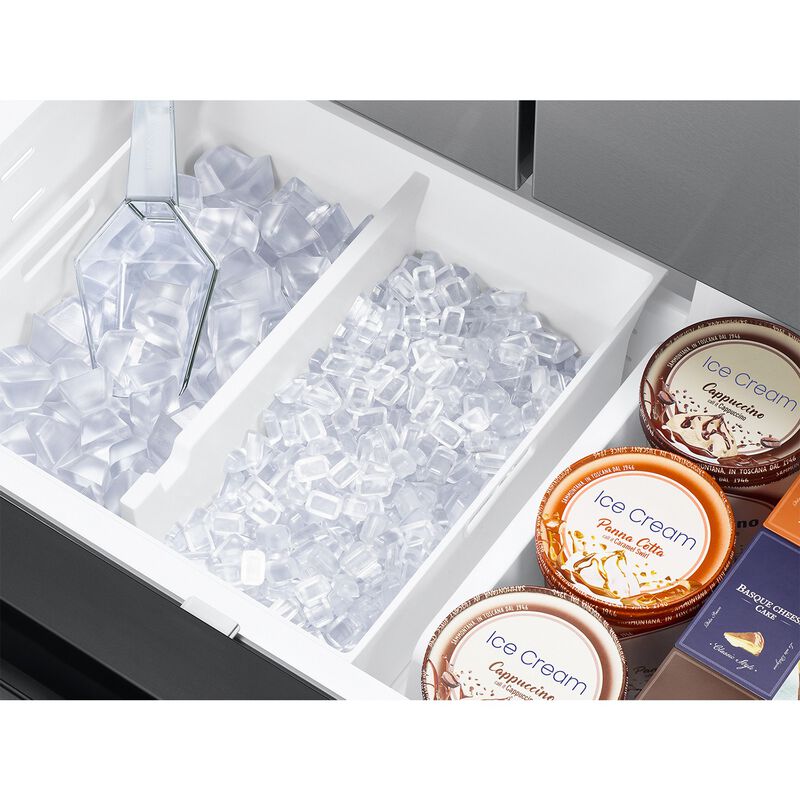 Samsung 36 in. 26.5 cu. ft. Smart Counter Depth French Door Refrigerator with Ice Maker - Fingerprint Resistant Stainless Steel, , hires