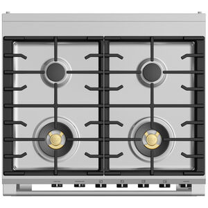 Fisher & Paykel Series 9 Classic 30 in. 3.5 cu. ft. True European Convection Dual Fuel Range with 4 Sealed Burners - Red, , hires