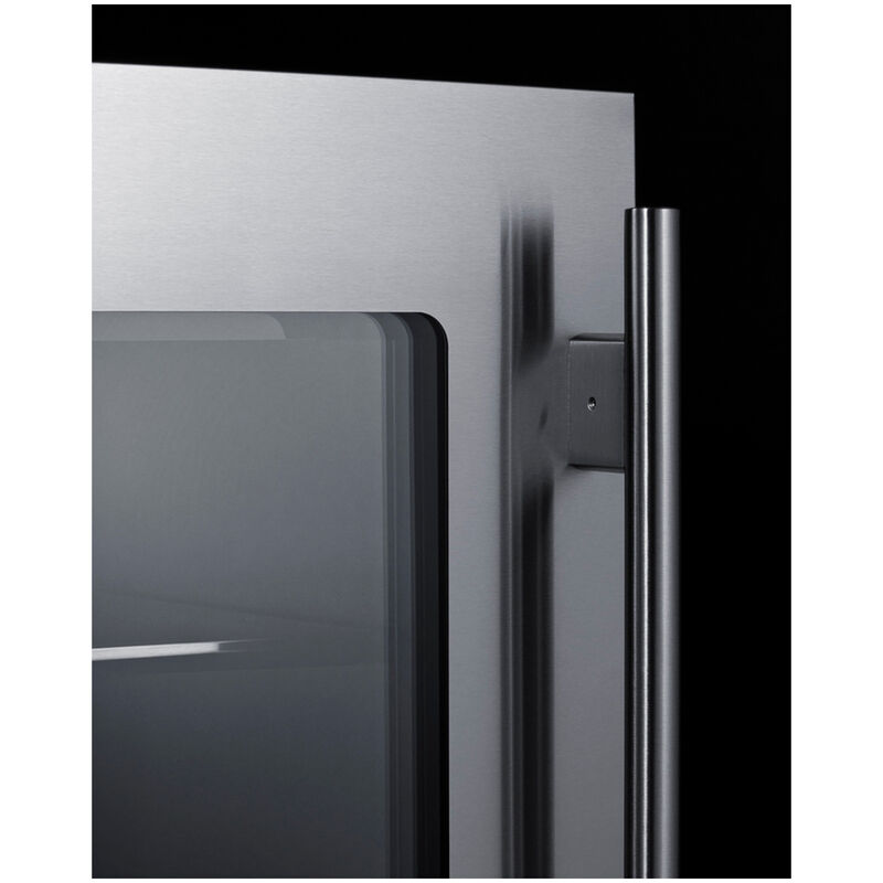 Summit 15 in. Built-In/Freestanding 1.8 cu. ft. Compact Left-Hinged Beverage Center with Adjustable Shelves & Digital Control - Stainless Steel, , hires