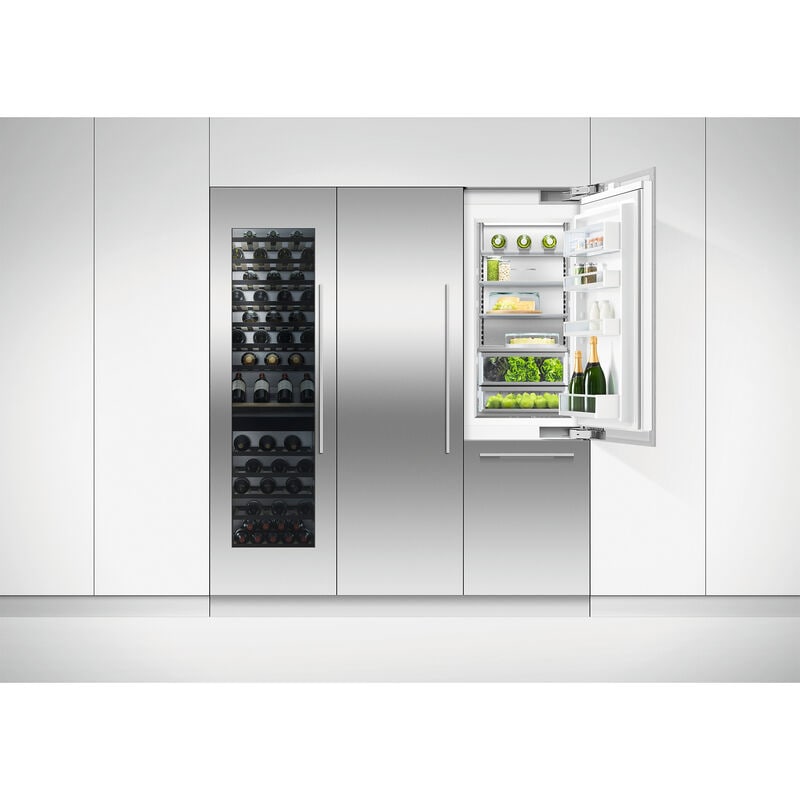 Fisher & Paykel Series 11 24 in. Built-in Column Wine Cabinet with Wood Racks, Dual Temperature Zones & 91 Bottle Capacity - Custom Panel Ready, , hires