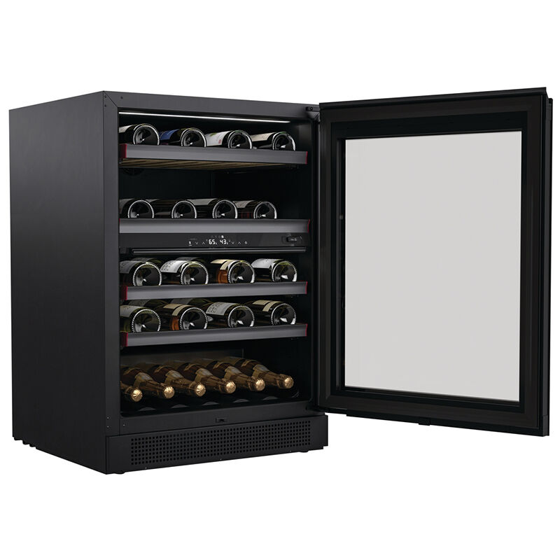 Vintec 24 in. Compact BuiltIn or Freestanding Wine Cooler with 44 Bottle Capacity, Dual