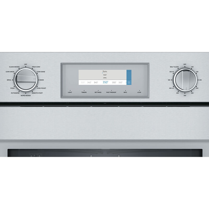 Thermador Professional Series 30 in. 4.5 cu. ft. Smart Electric Single Wall Oven with True European Convection - Stainless Steel, , hires