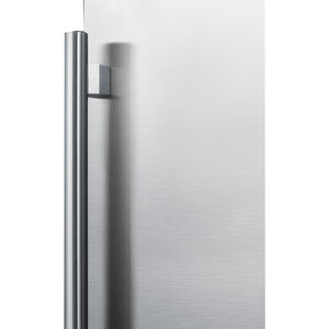 Summit 24 in. 4.2 cu. ft. Undercounter Refrigerator - Stainless Steel with Black Cabinet, , hires