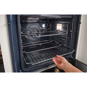 Whirlpool 24 in. 5.8 cu. ft. Smart Front Control Electric Double Wall Oven with True European Convection - White, White, hires