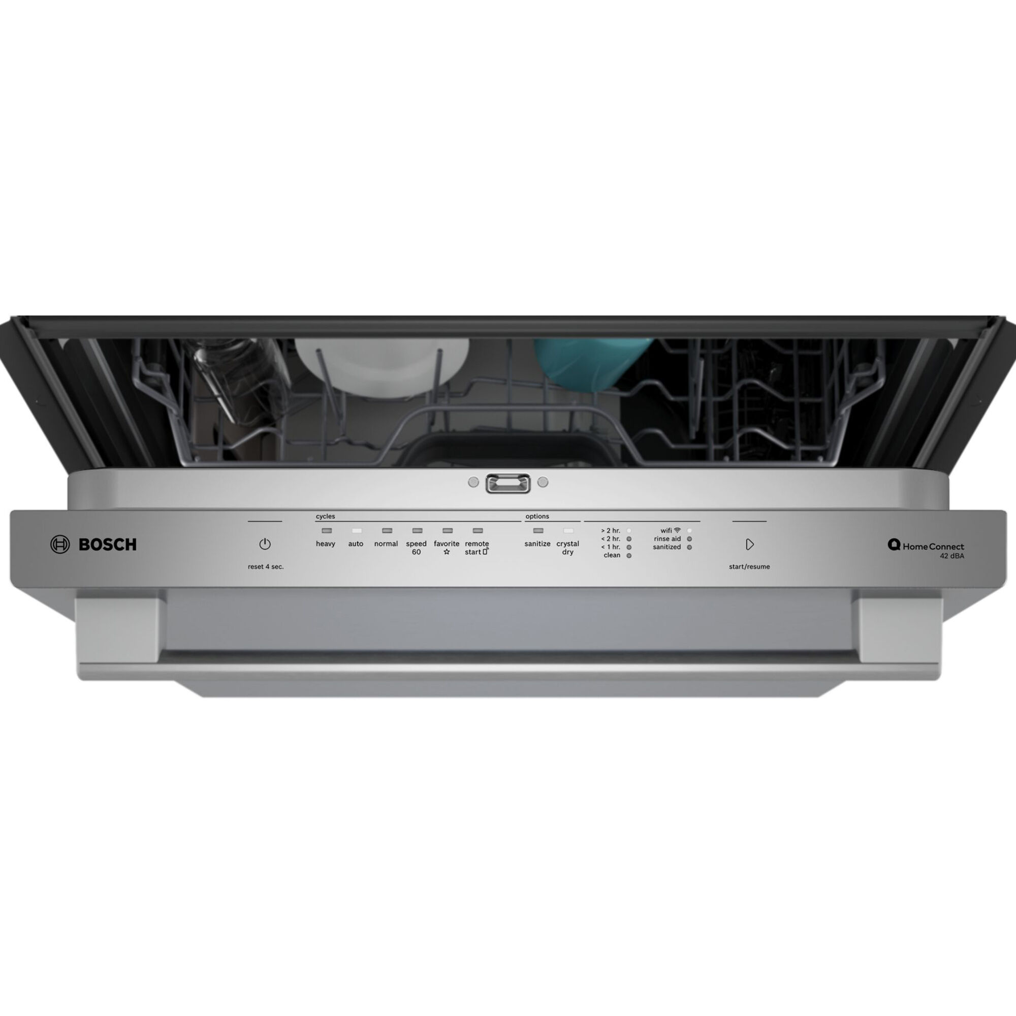 Bosch 800 Series 24 in. Top Control Smart Dishwasher with 42 dBA