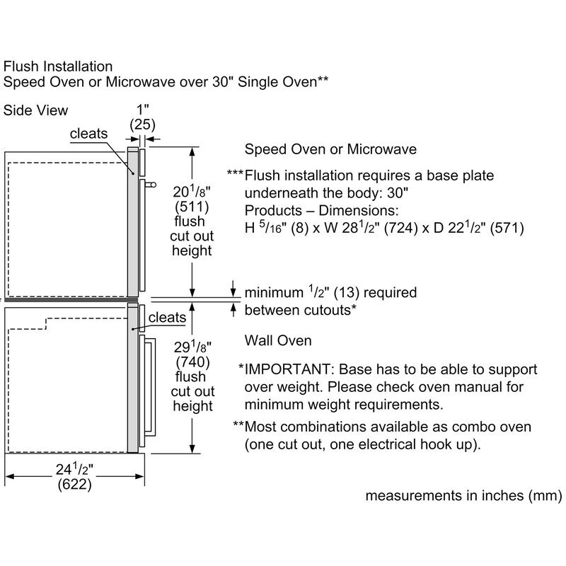 Bosch 500 Series 30 in. 4.6 cu. ft. Electric Wall Oven with Self Clean