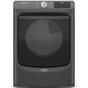 Maytag 27 in. 7.3 cu. ft. Front Loading Electric Dryer with 10 Dryer Programs, 7 Dry Options, Wrinkle Care & Sensor Dry - Volcano Black, , hires