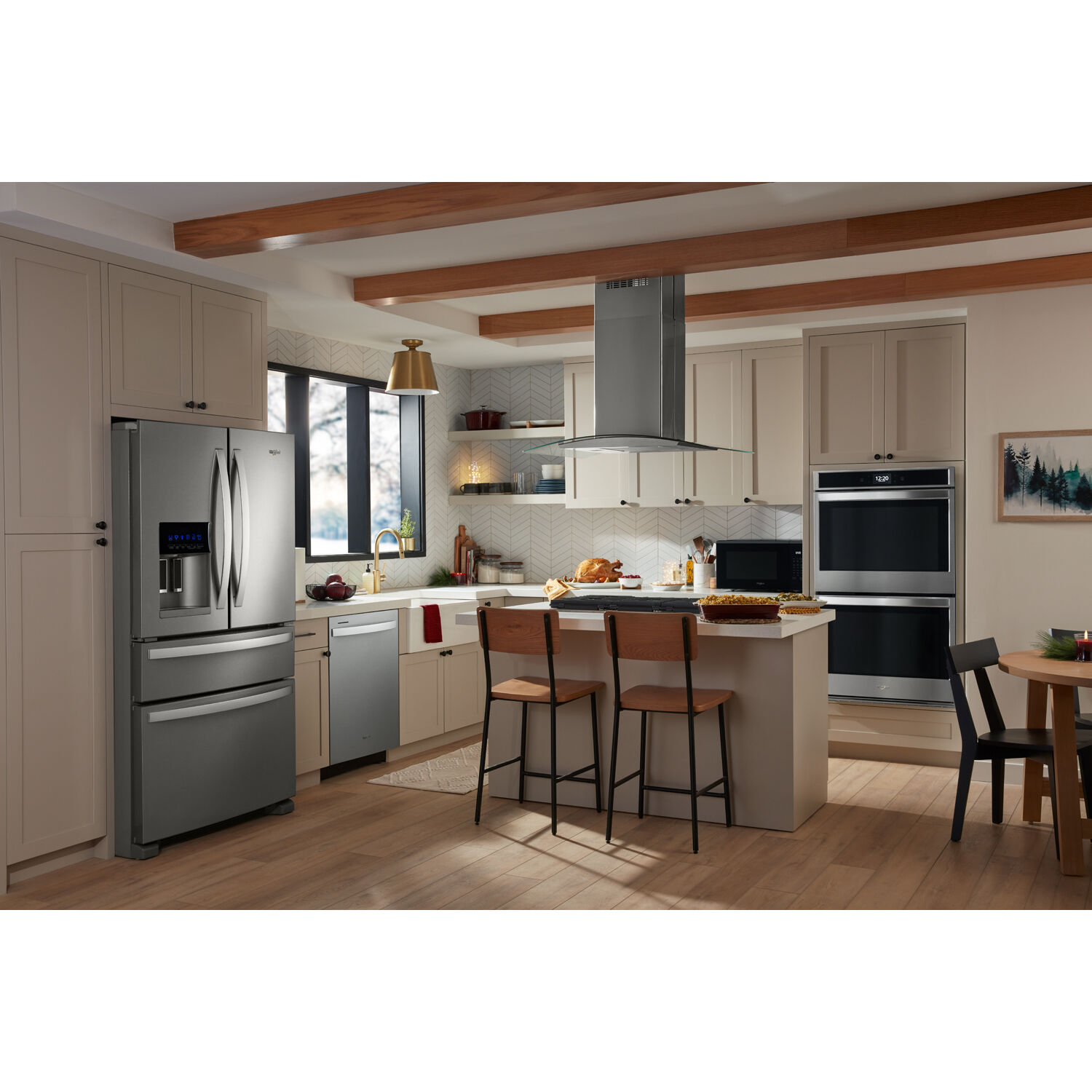 Whirlpool 36 in. 5-Burner Natural Gas Cooktop with Simmer Burner