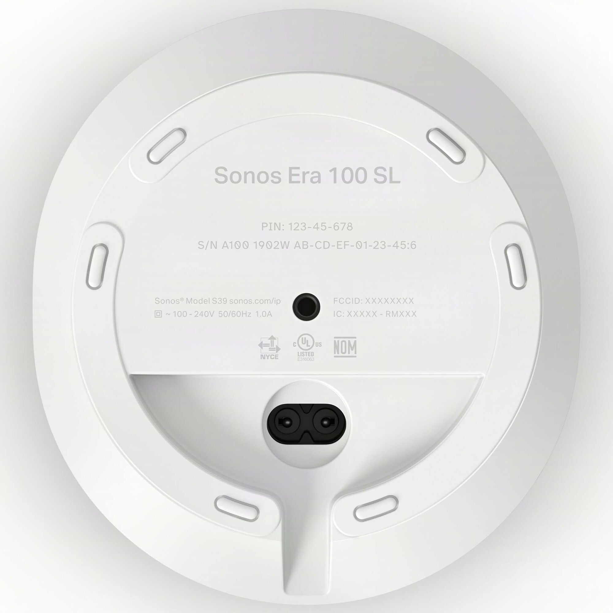 Sonos Era 100 SL Smart Speaker - White | P.C. Richard & Son