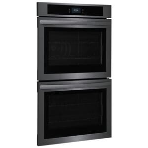 Frigidaire 30 in. 10.6 cu. ft. Top Control Electric Double Wall Oven with Standard Convection - Black Stainless, Black Stainless, hires